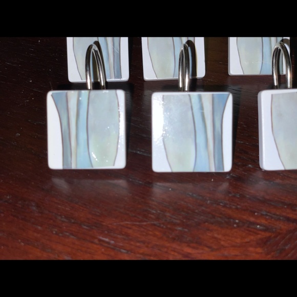 12 Shower Curtain Hooks (set) - Picture 2 of 6